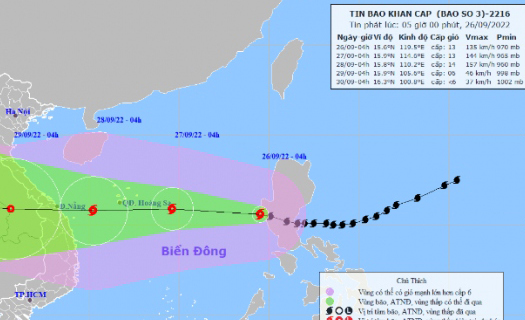 Thủ tướng thành lập Ban chỉ đạo tiền phương tại miền Trung ứng phó bão Noru